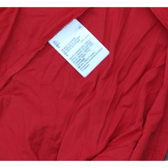 NEW State Of Day Womens Lace-Trim Camisole Pajama Top 100198303MS Tango Red L - Picture 5 of 6